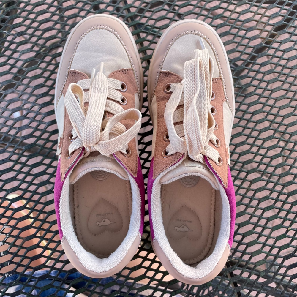Rocket Dog | Flame Cream Color Block Platform Sneaker - Picture 2 of 11